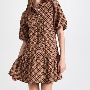 Jonathan Simkhai Puff Sleeve Mini Dress